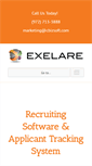 Mobile Screenshot of exelare.com